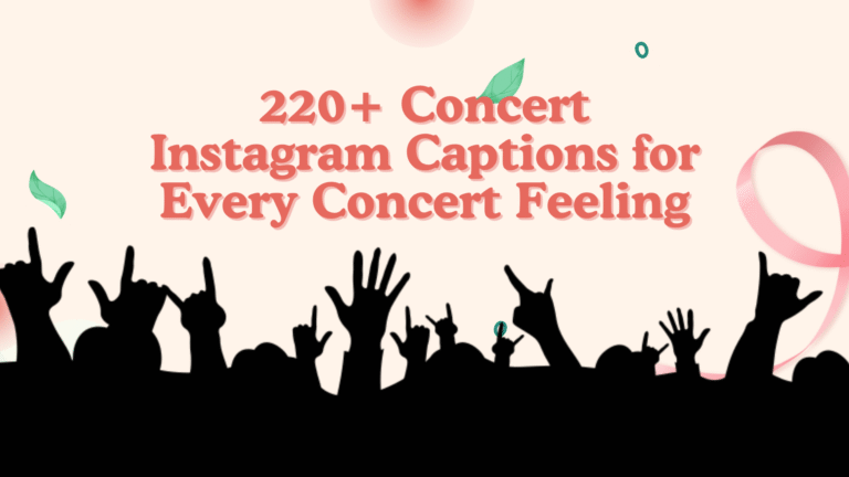 concert instagram captions