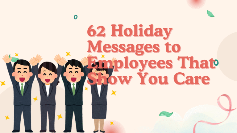 holiday messages to employees