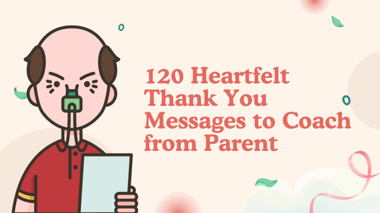 120 Heartfelt Thank You Message to Coach from Parent thank you message to coach from parent